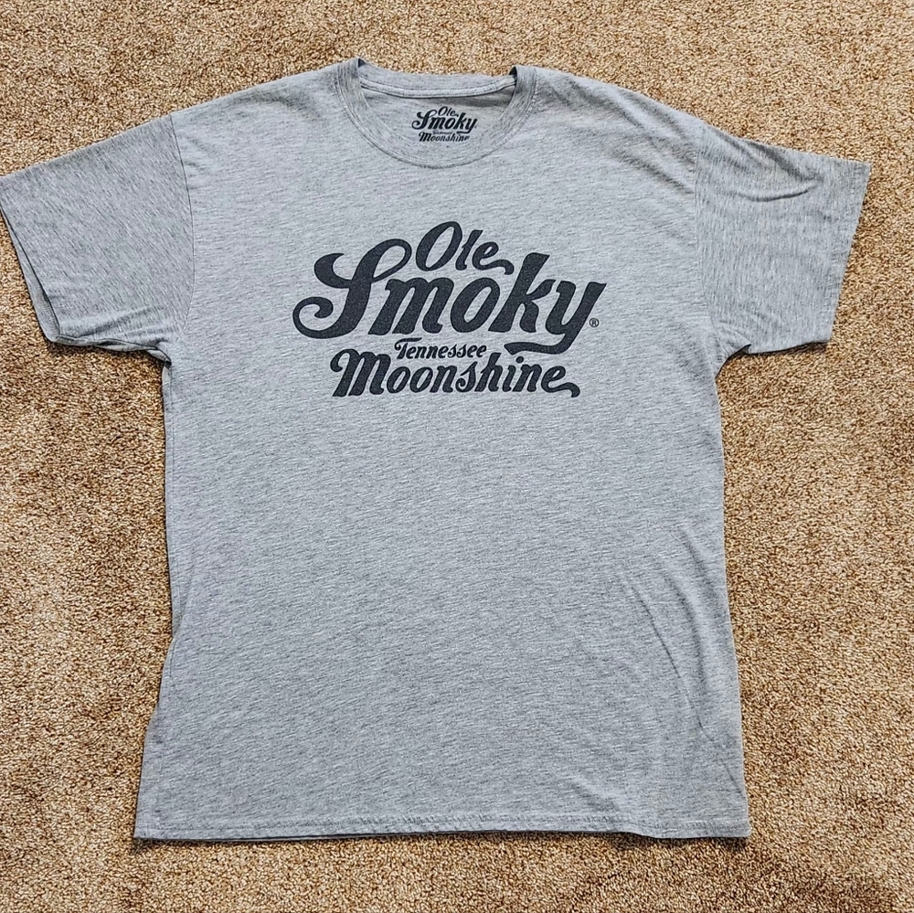 Ole Smoky Moonshine T-Shirt Gray Large Mens